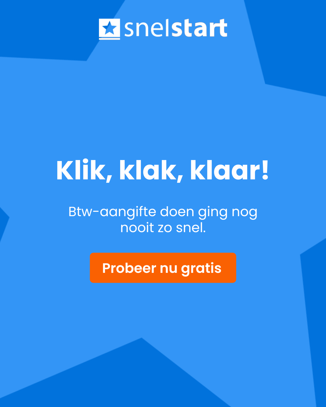 SnelStart Facebook ad