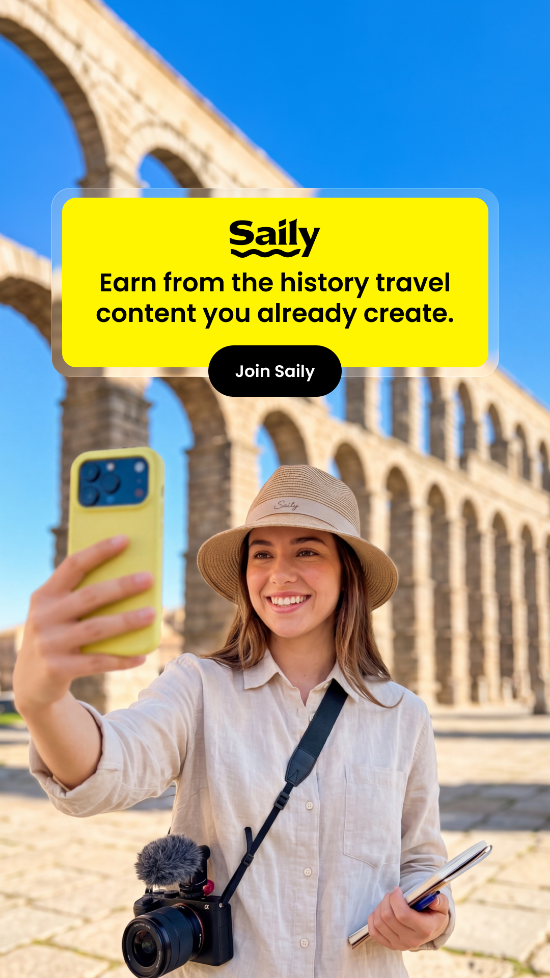 Saily Facebook ad
