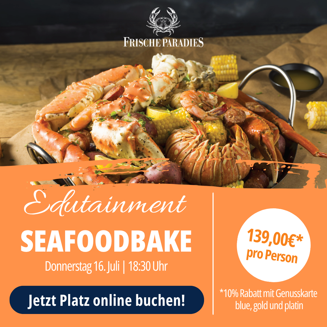 KSTA Facebook ad: Seafoodbake, Ein Abend voller Genuss