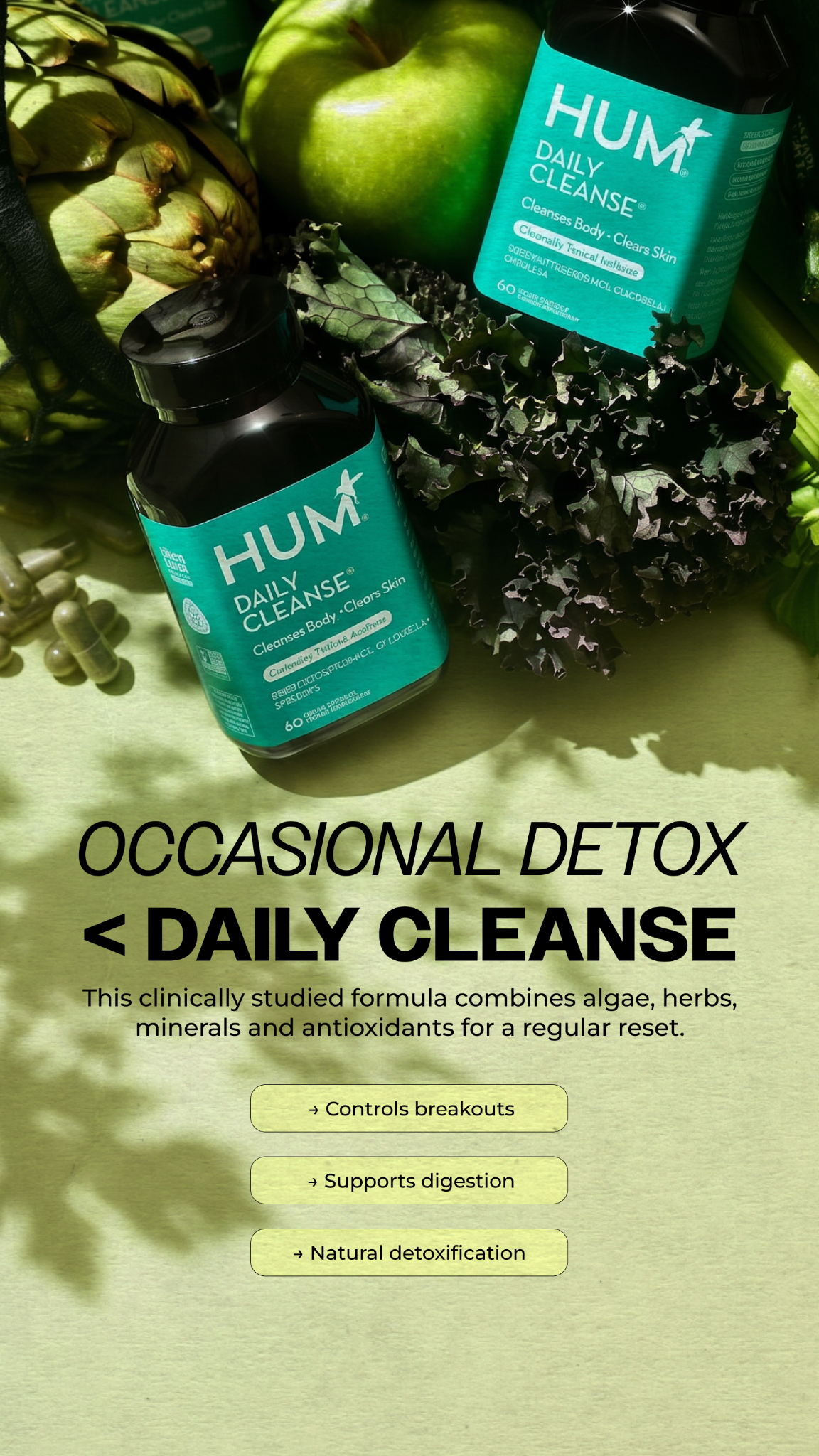 HUM Nutrition Facebook ad