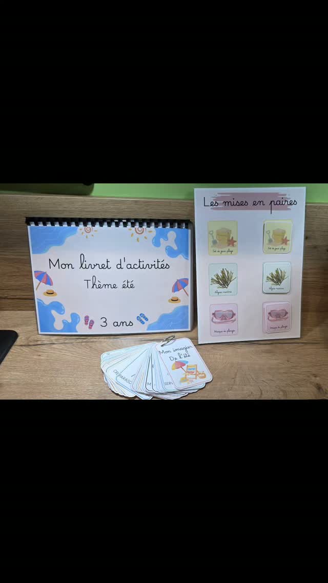 Marinecréa Facebook ad: MarineCréa vous propose un joli KIT d'activités pour…