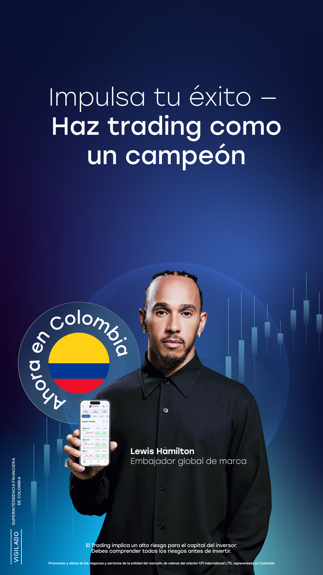 CFI Colombia Facebook ad from Apr 23, 2026
