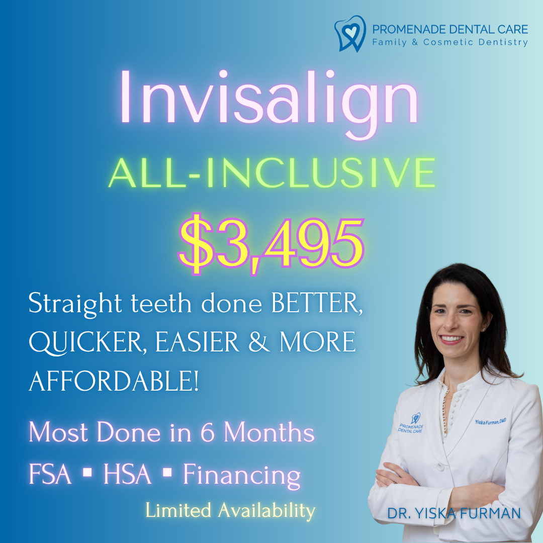 Promenade Dental Care - Dr. Yiska Furman Facebook ad: Straight teeth aren't just about looks-they're essential…