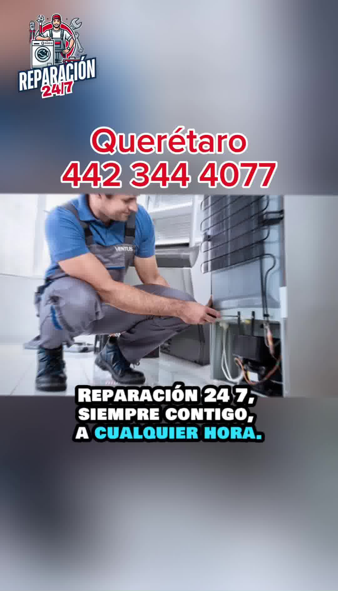 Reparación de Electrodomésticos Facebook ad: ¡Reparamos Tu Lavadora, Secadora o Refrigerador!