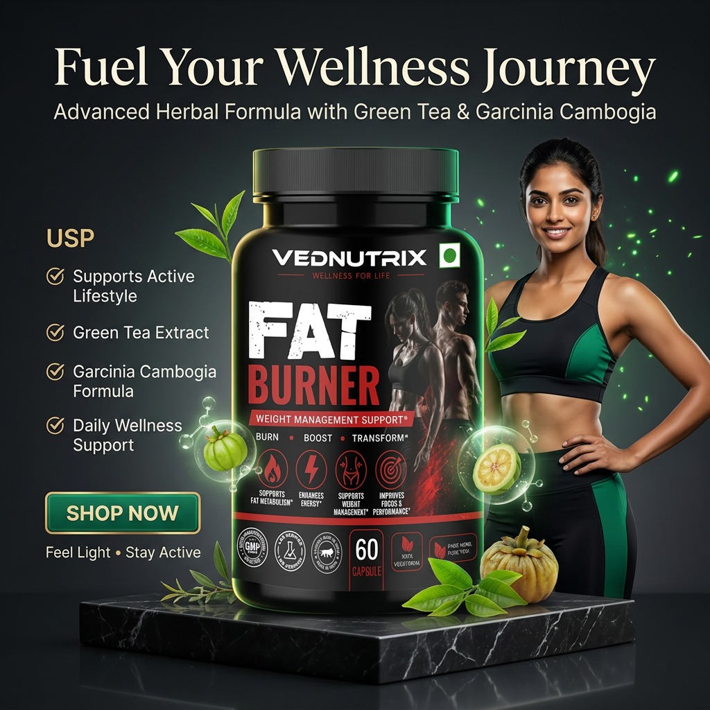 VedNutrix Facebook ad: Advance Fat Burner Green Tea Garcinia Cambogia Capsules
