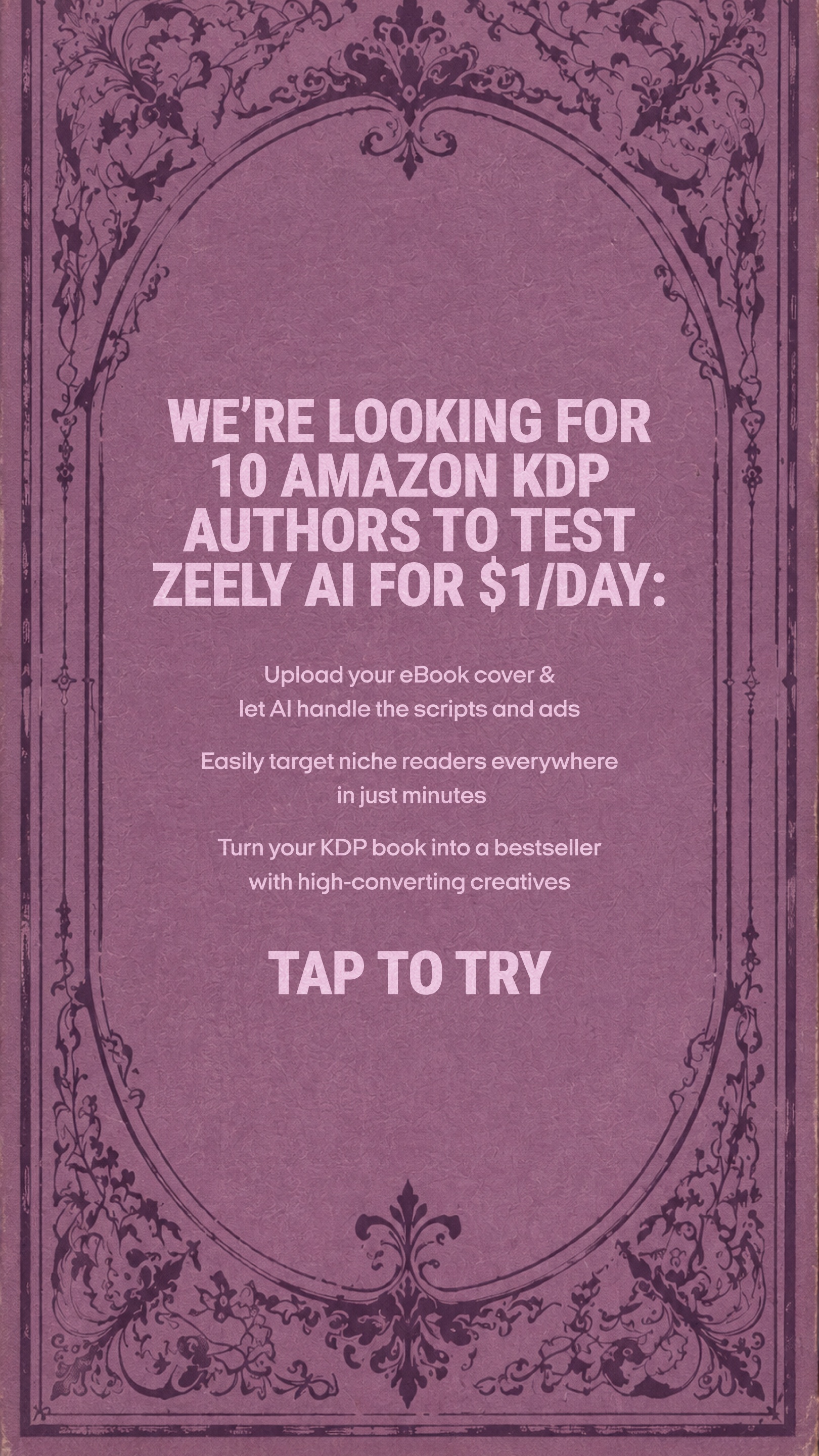 Zeely Facebook ad