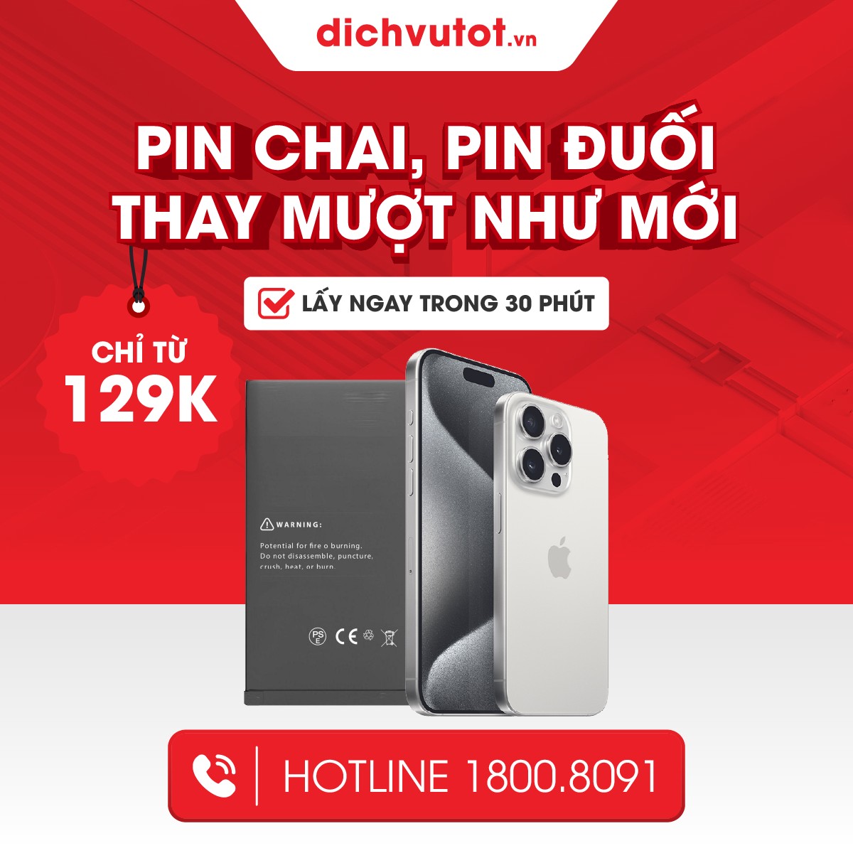 Dịch Vụ Tốt - Chuỗi Sửa Chữa Điện Thoại, Laptop, PC, Gaming Gear Toàn Quốc Facebook ad