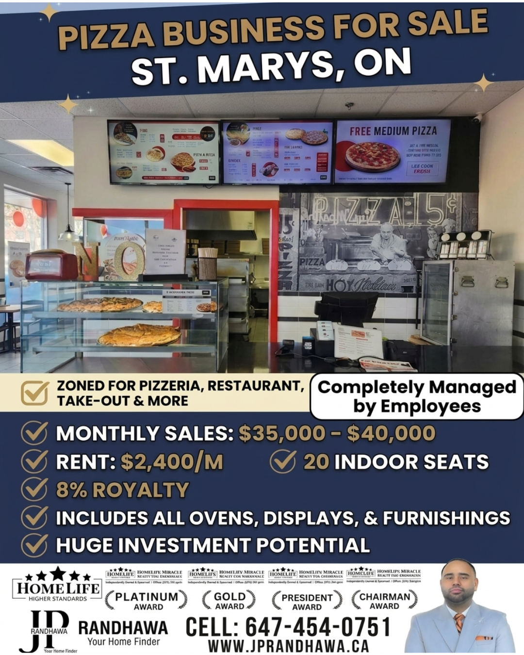 J P. Randhawa Realtor Facebook ad from Apr 15, 2026