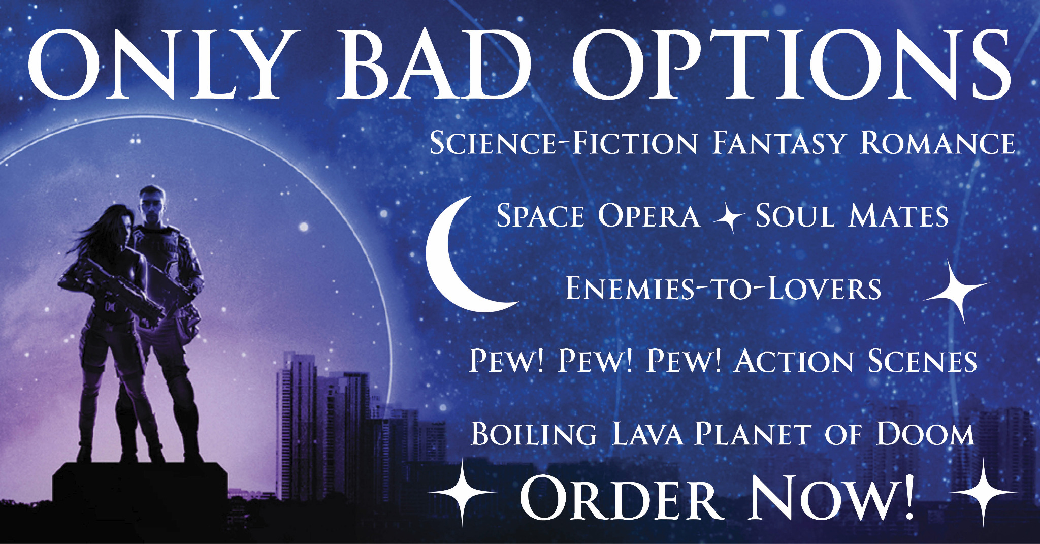 Jennifer Estep Facebook ad: Must-read sci-fi romance!
