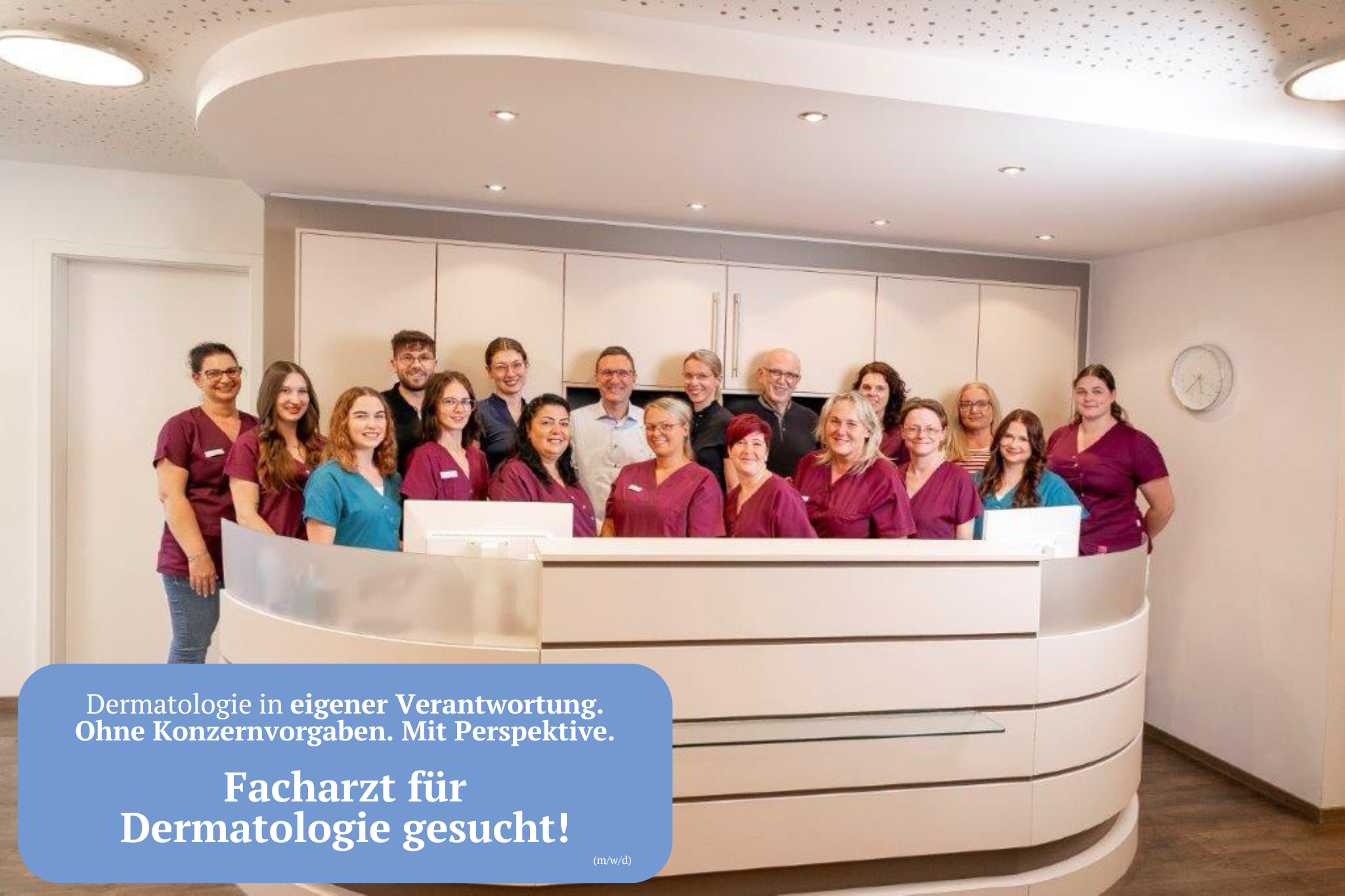 Dermakulm - Dermatologie in Kulmbach Facebook ad: Wir suchen Sie als Facharzt für Dermatologie! (m/w/d)
