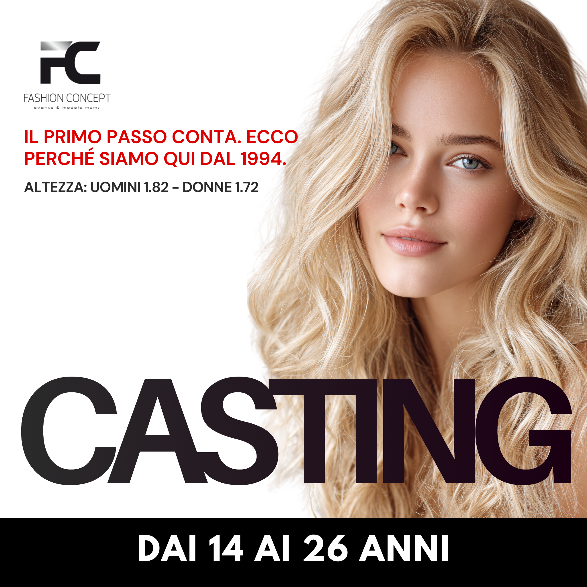 Fashion Concept Web Model Agency Facebook ad