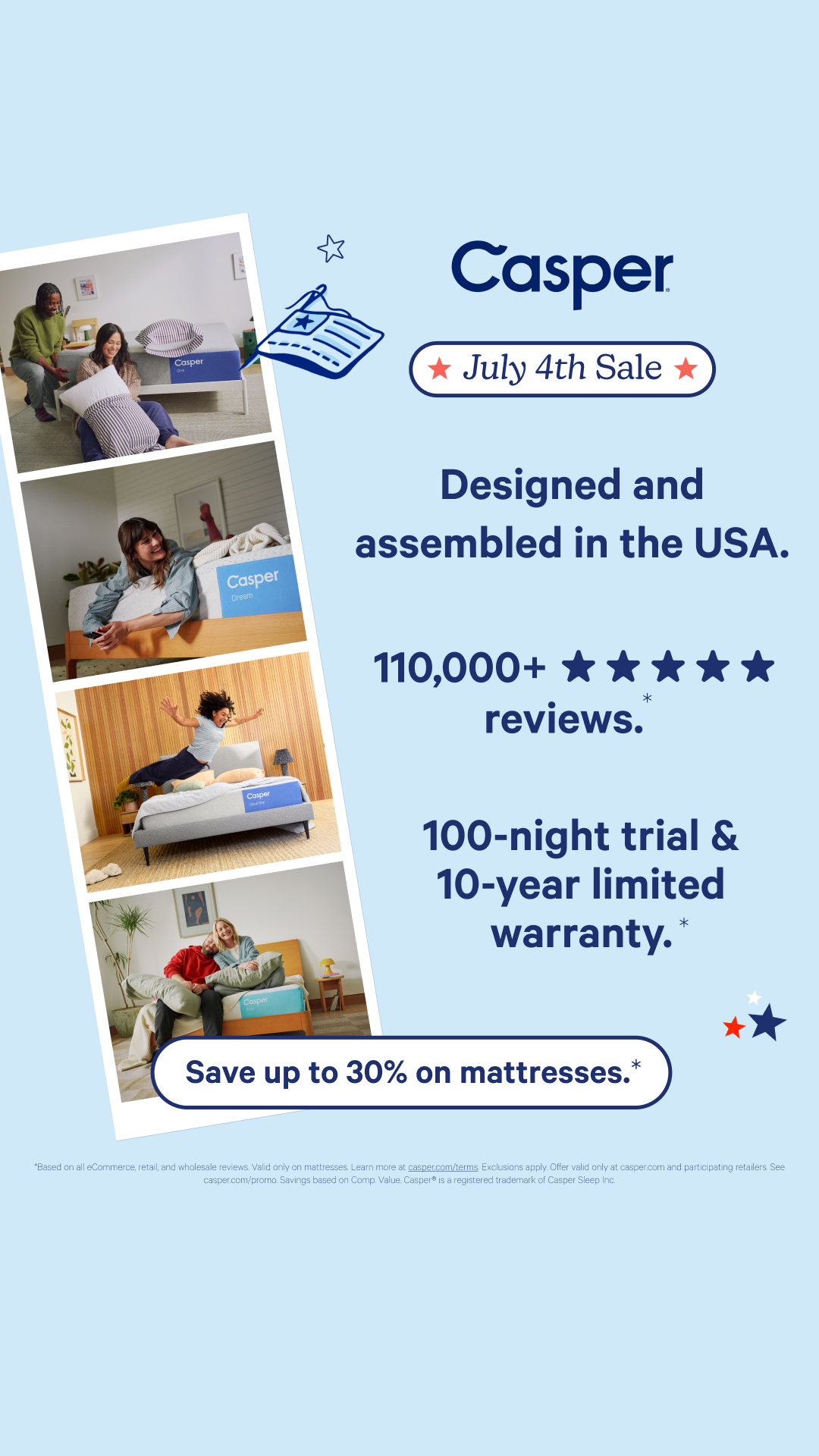 Casper Facebook ad