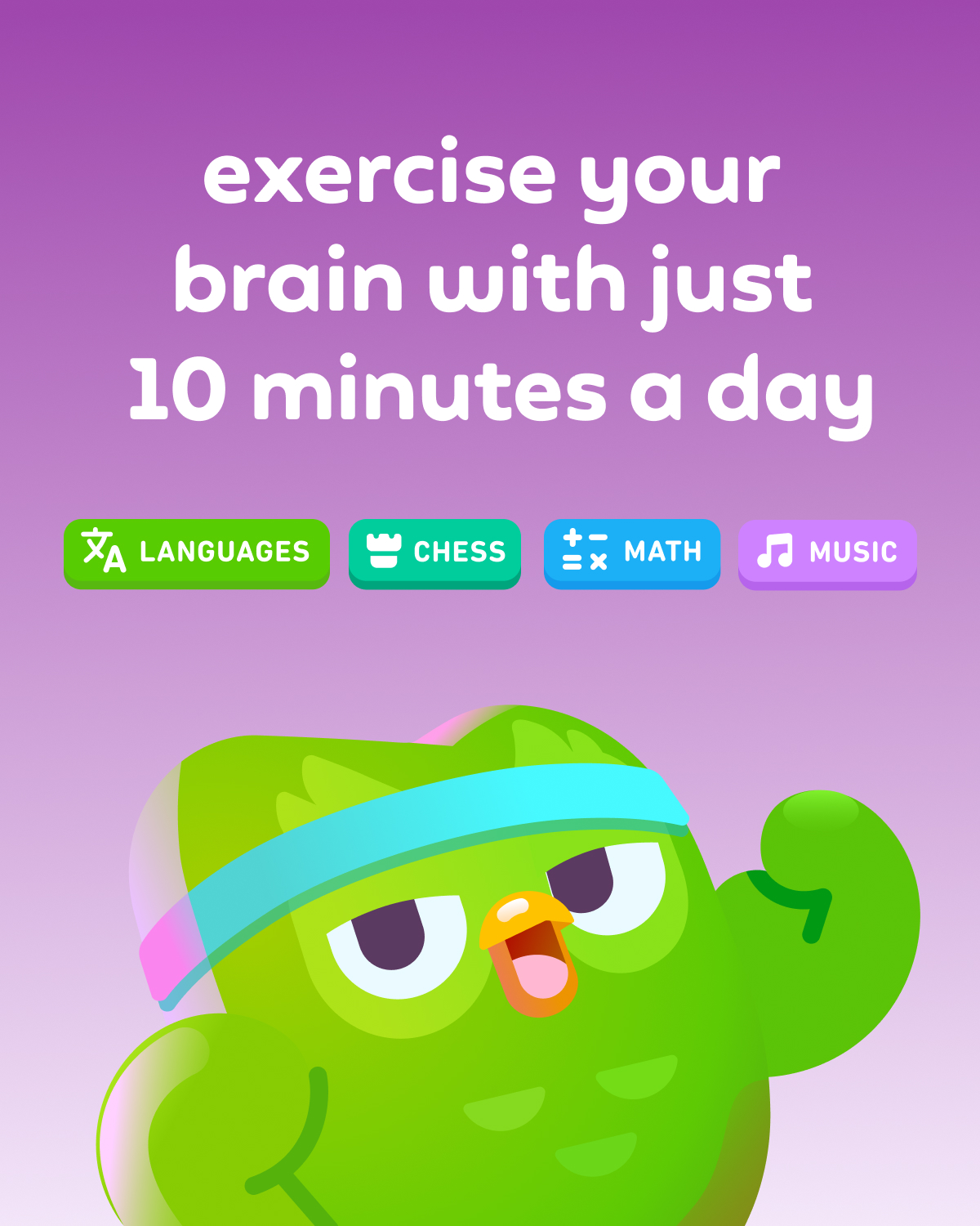 Duolingo Facebook ad