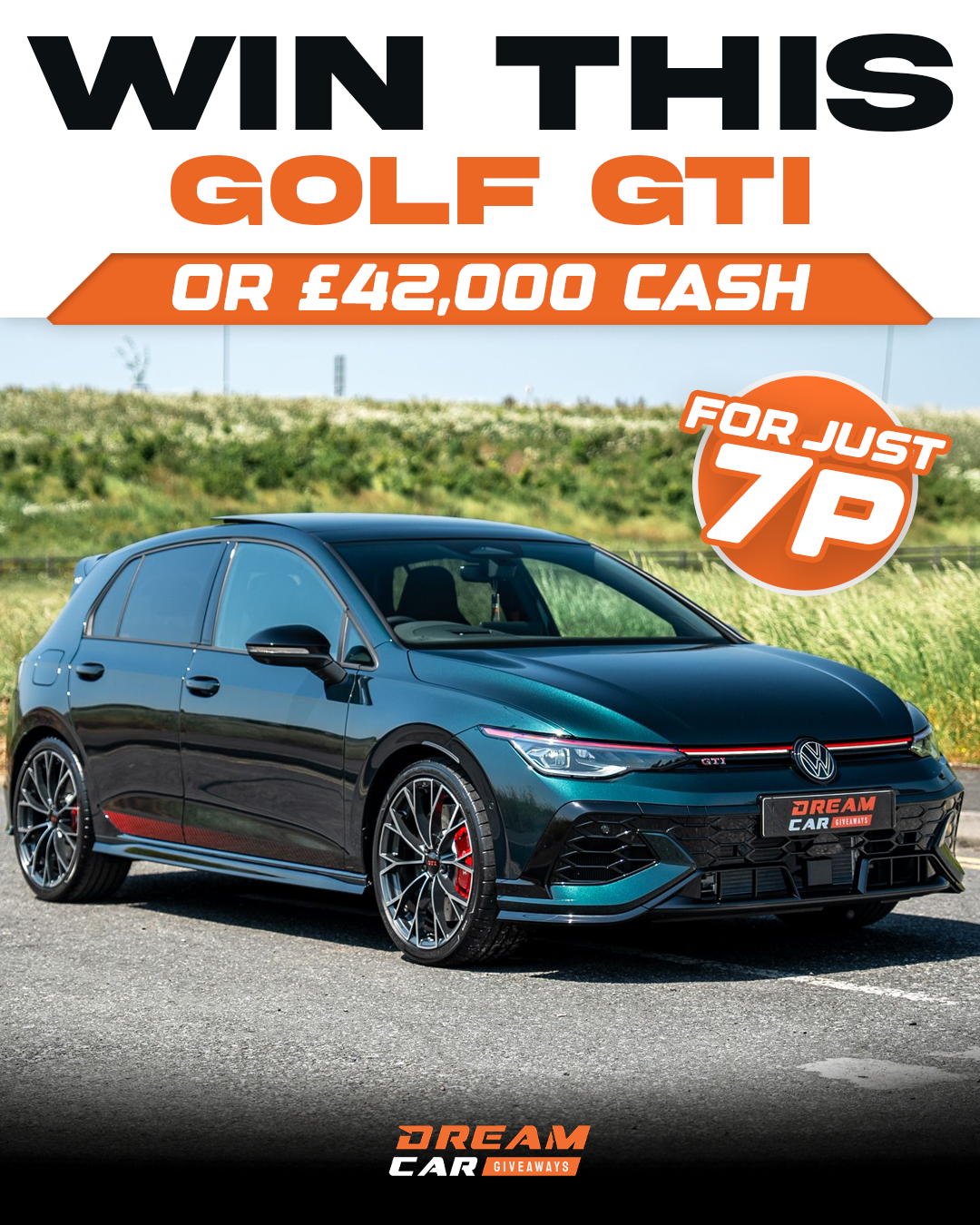 Dream Car Giveaways Facebook ad