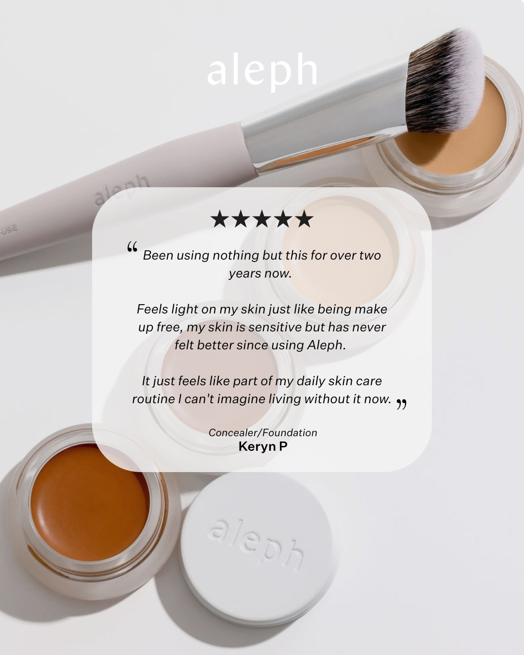 Aleph Beauty Facebook ad