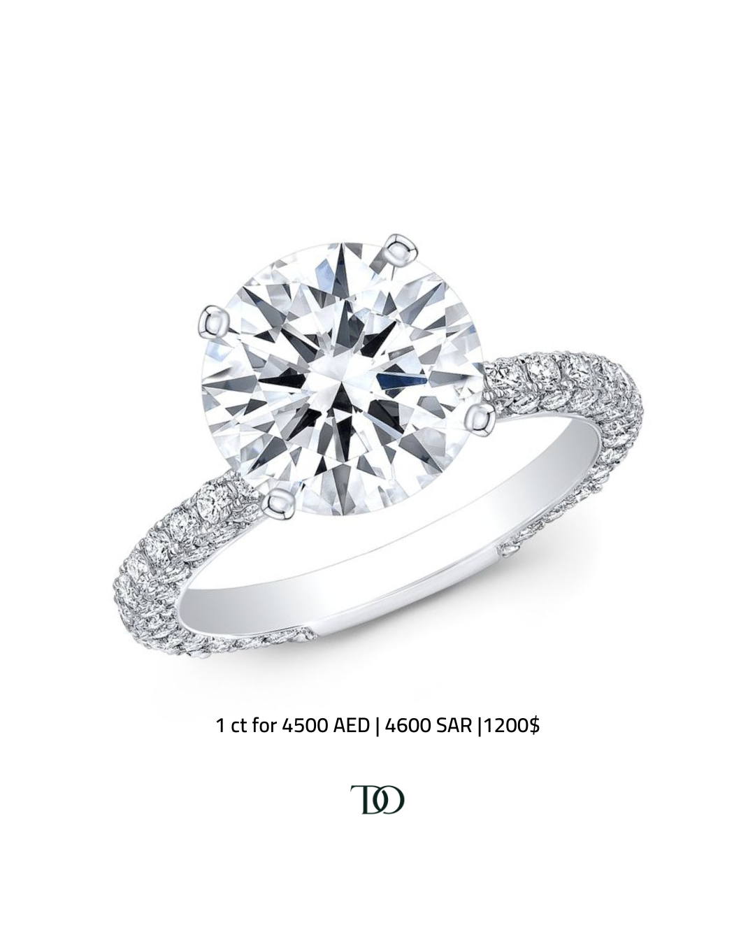 The Diamond Oasis Facebook ad: Diamond Engagement Rings