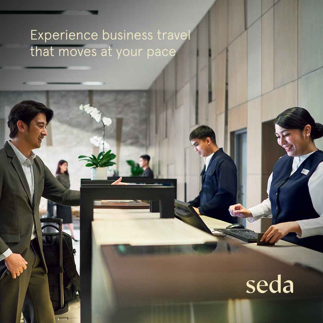 Seda Hotels Facebook ad: Turn Busy Days Into Easy Stays