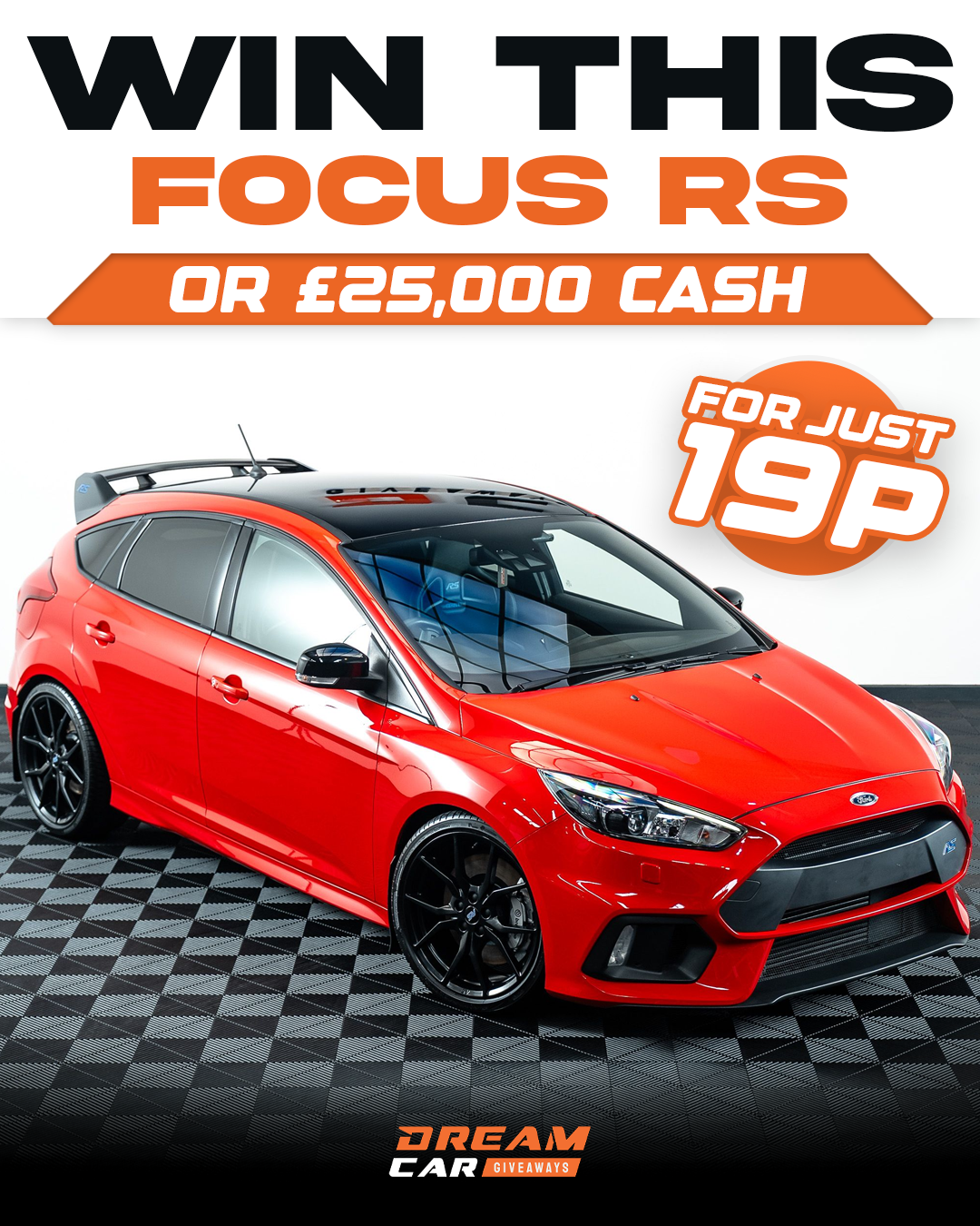 Dream Car Giveaways Facebook ad
