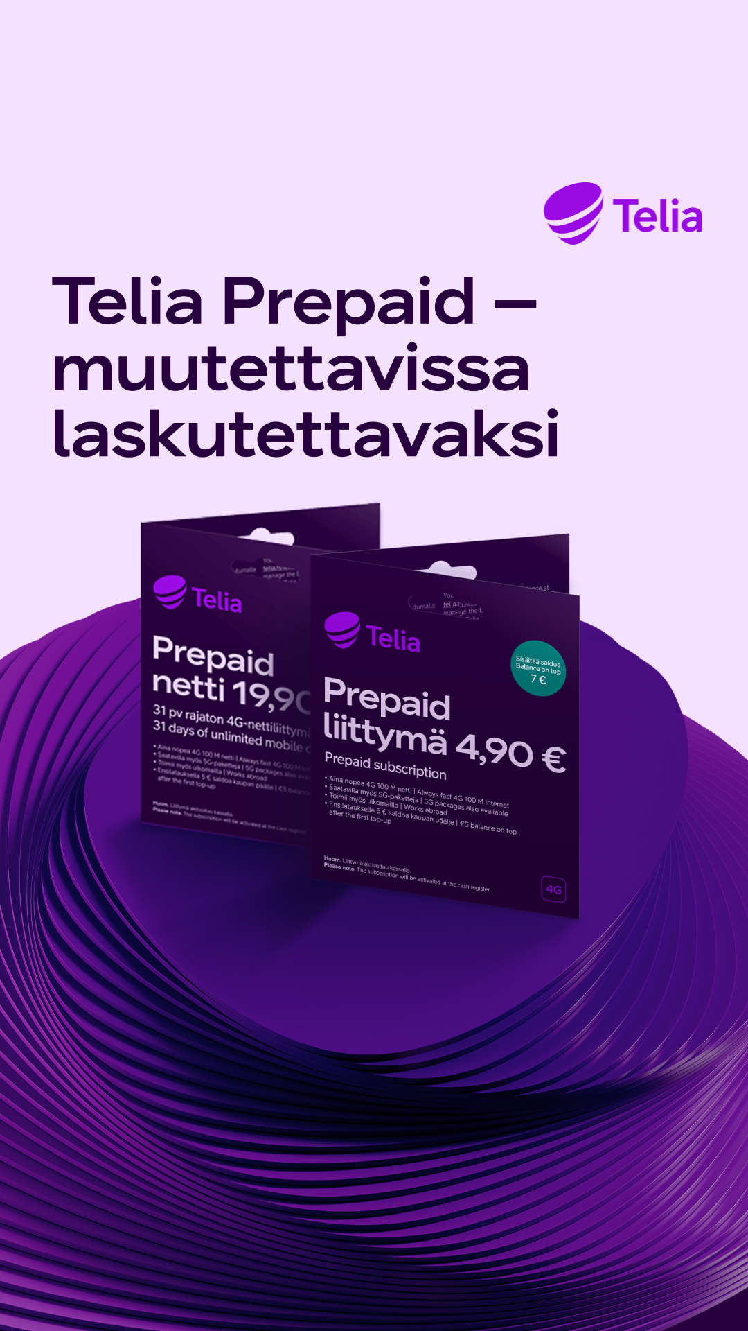 Telia Finland Facebook ad