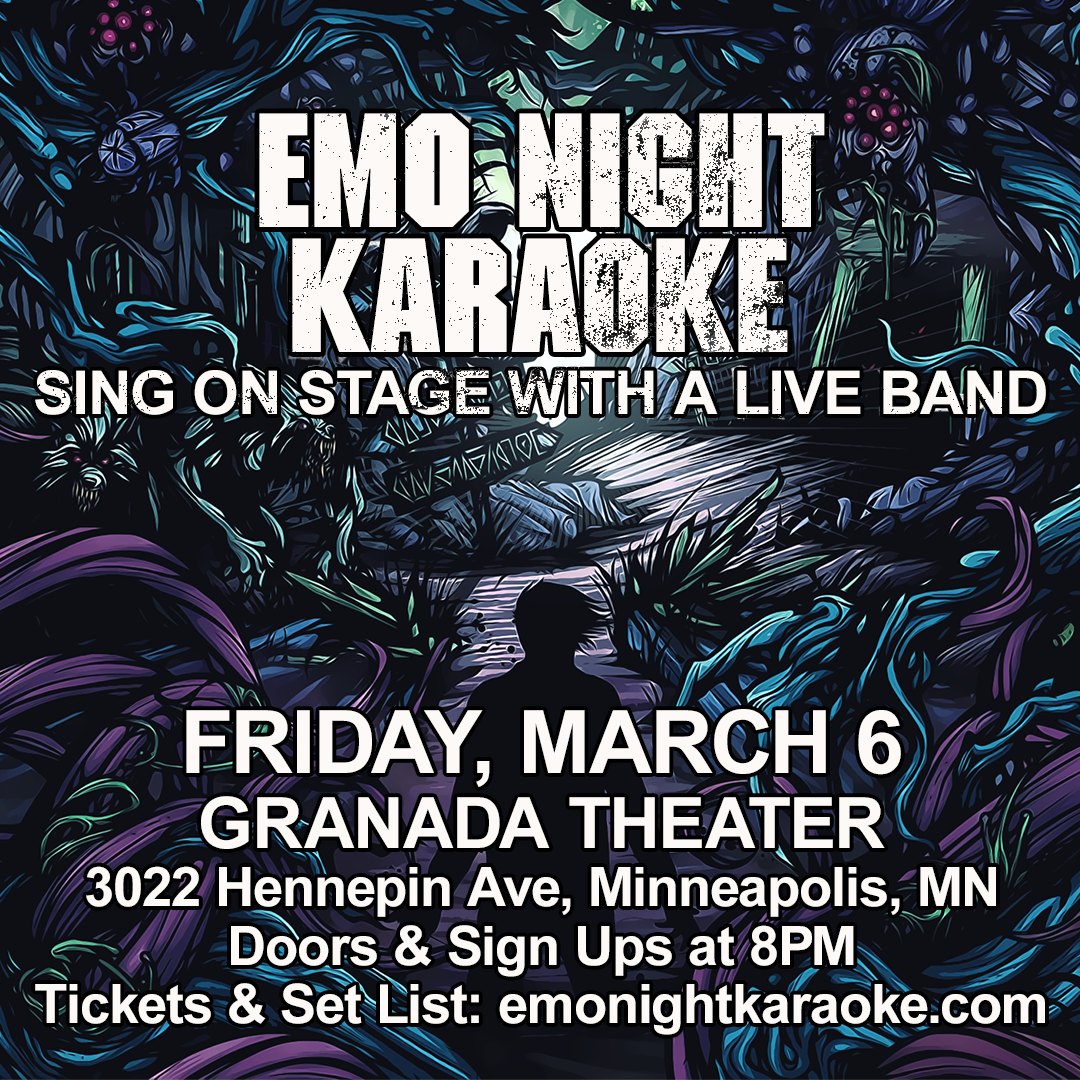 Emo Night Karaoke Facebook ad: Emo Night Karaoke Minneapolis