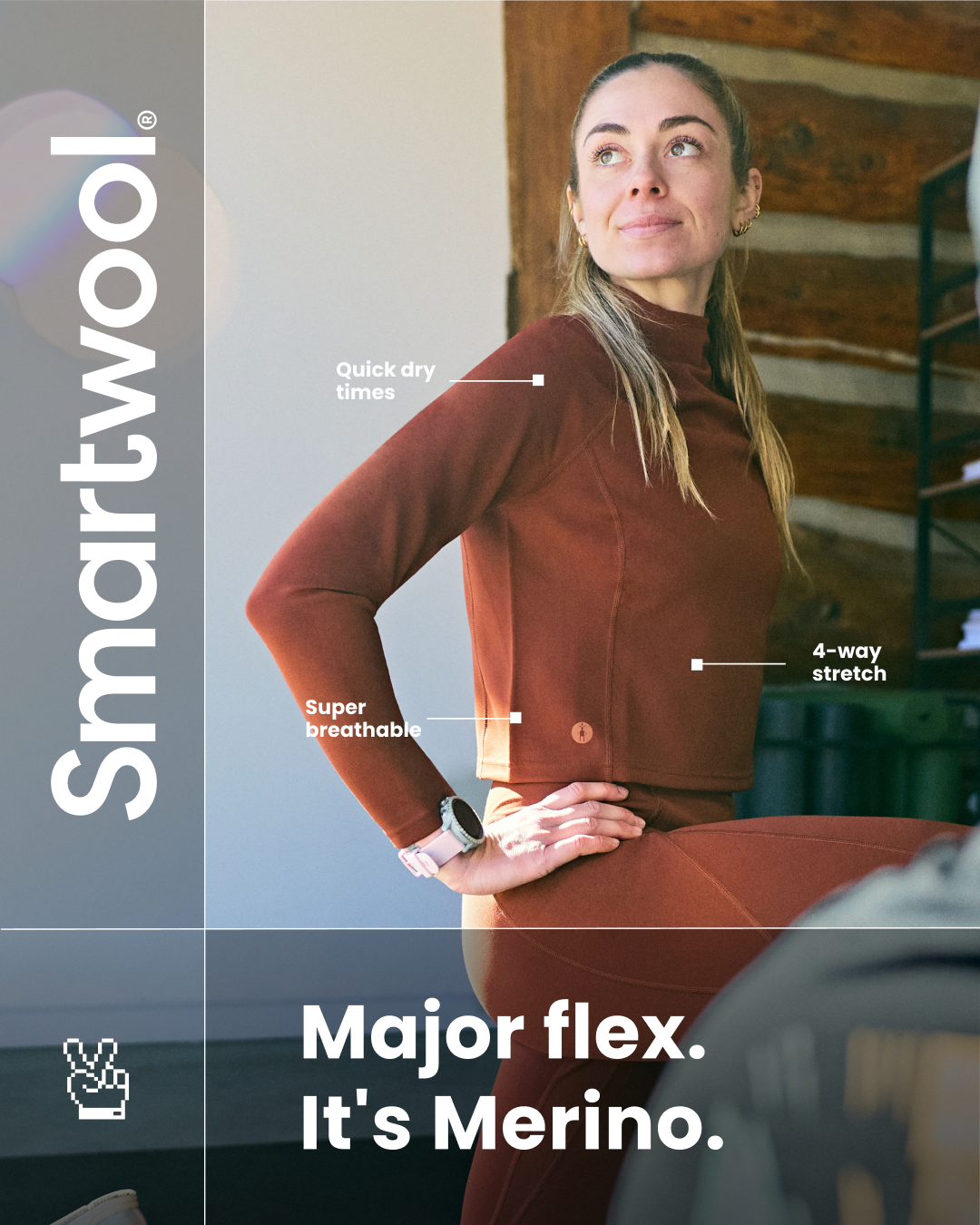 Smartwool Canada Facebook ad: Merino Movement Collection