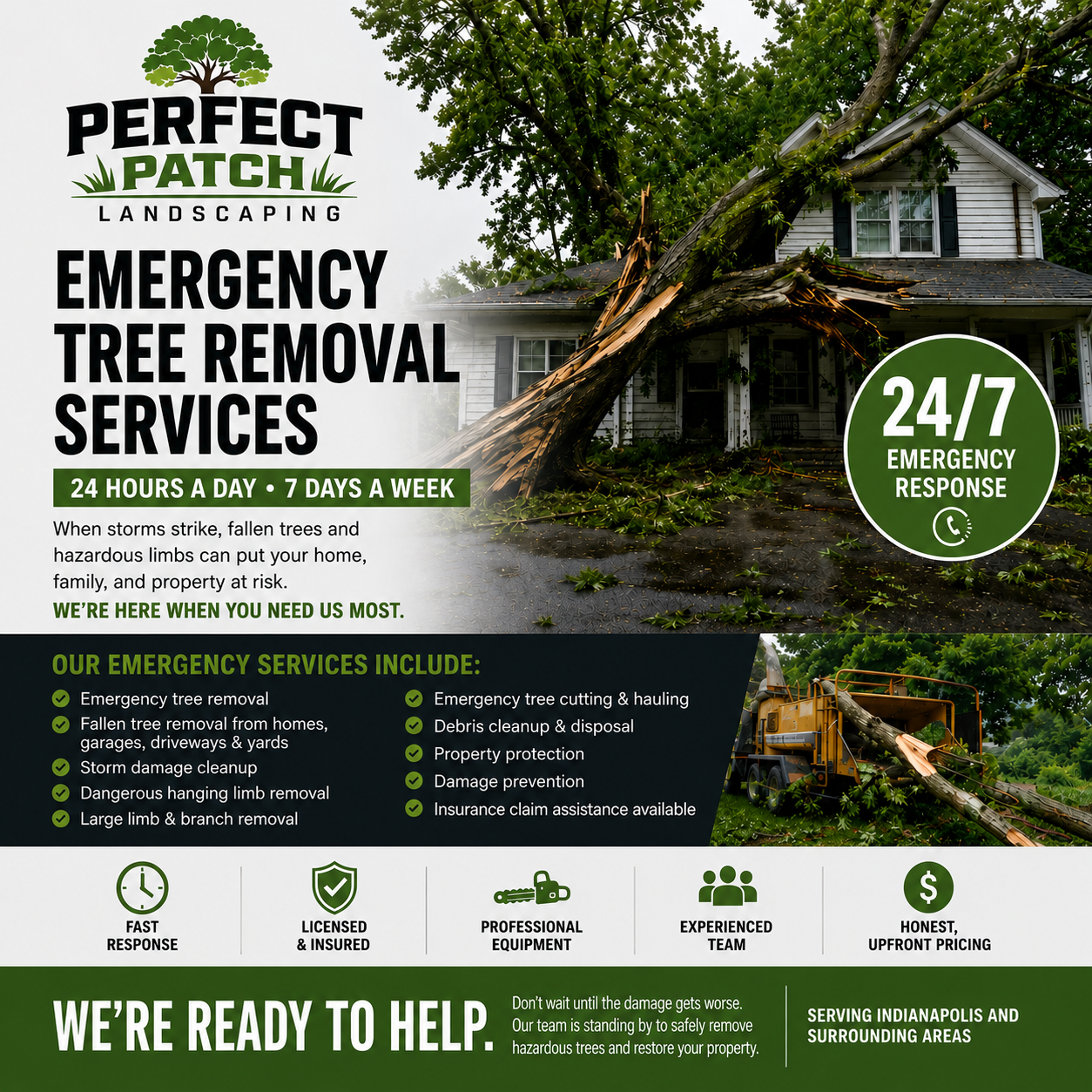 Emanuel Daniels Facebook ad: Landscaping in Indianapolis & Fishers IN | Perfect Patch…