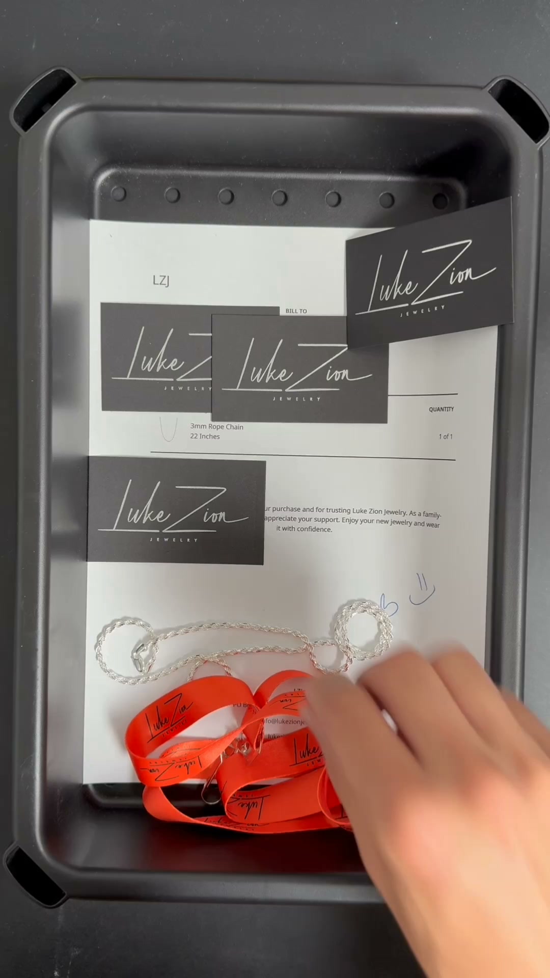 Luke Zion Jewelry Facebook ad: 3mm Rope Chain (Made in Italy)