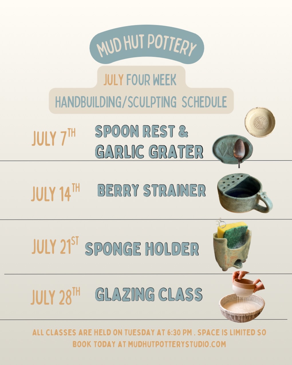 Mud Hut Pottery Studio Facebook ad