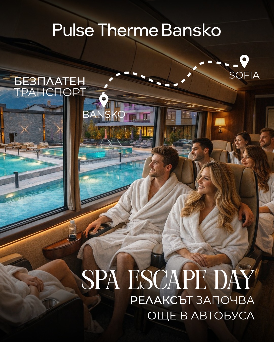 Pulse Therme Facebook ad: Pulse Therme Bansko