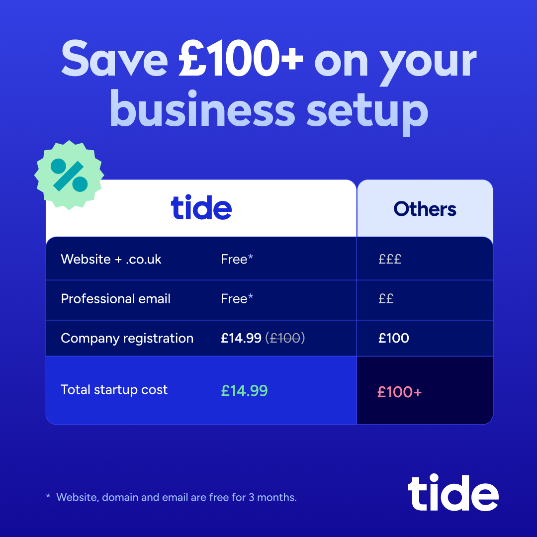 Tide Banking Facebook ad
