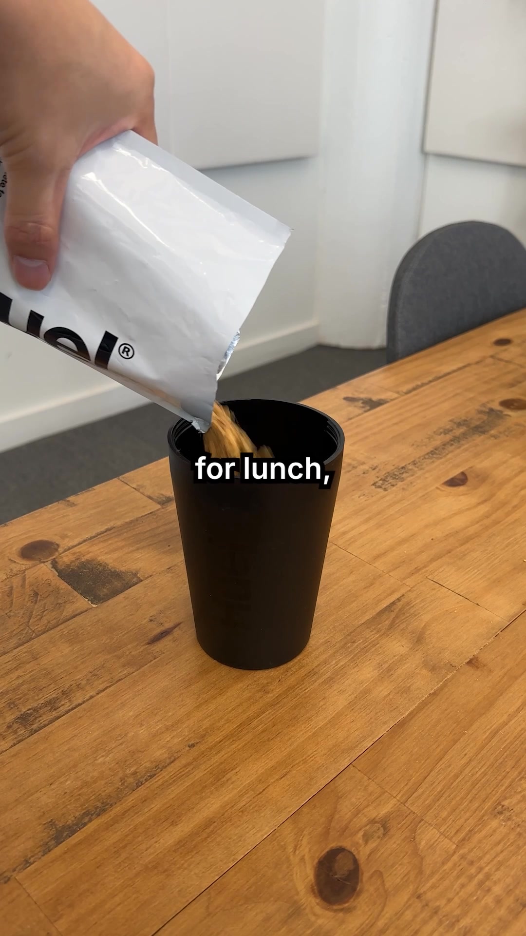 Huel Facebook ad: No time for lunch? No problem