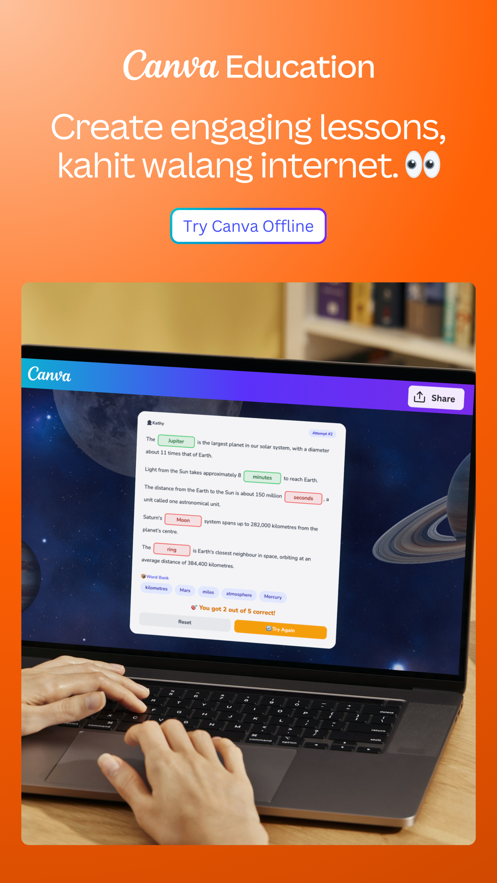 Canva Facebook ad