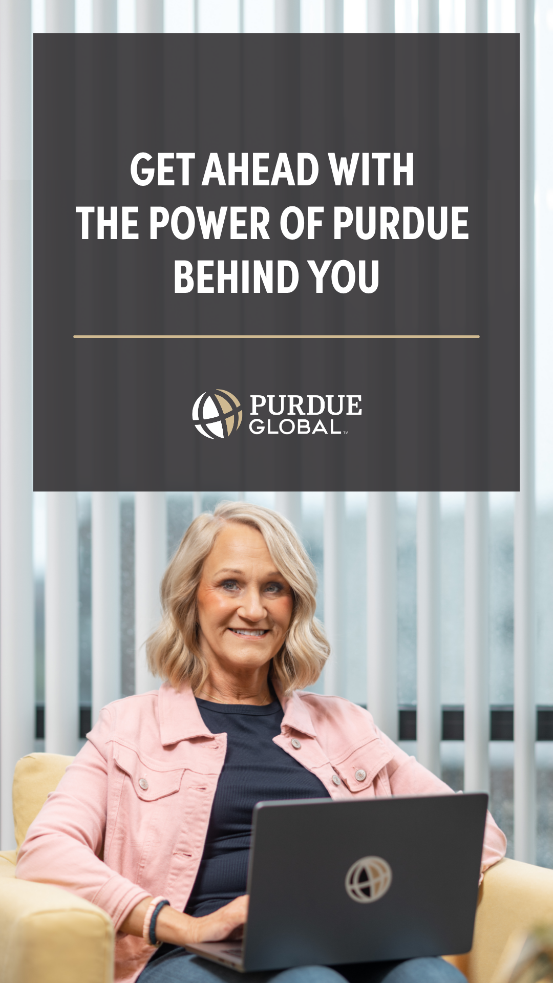 Purdue Global Facebook ad