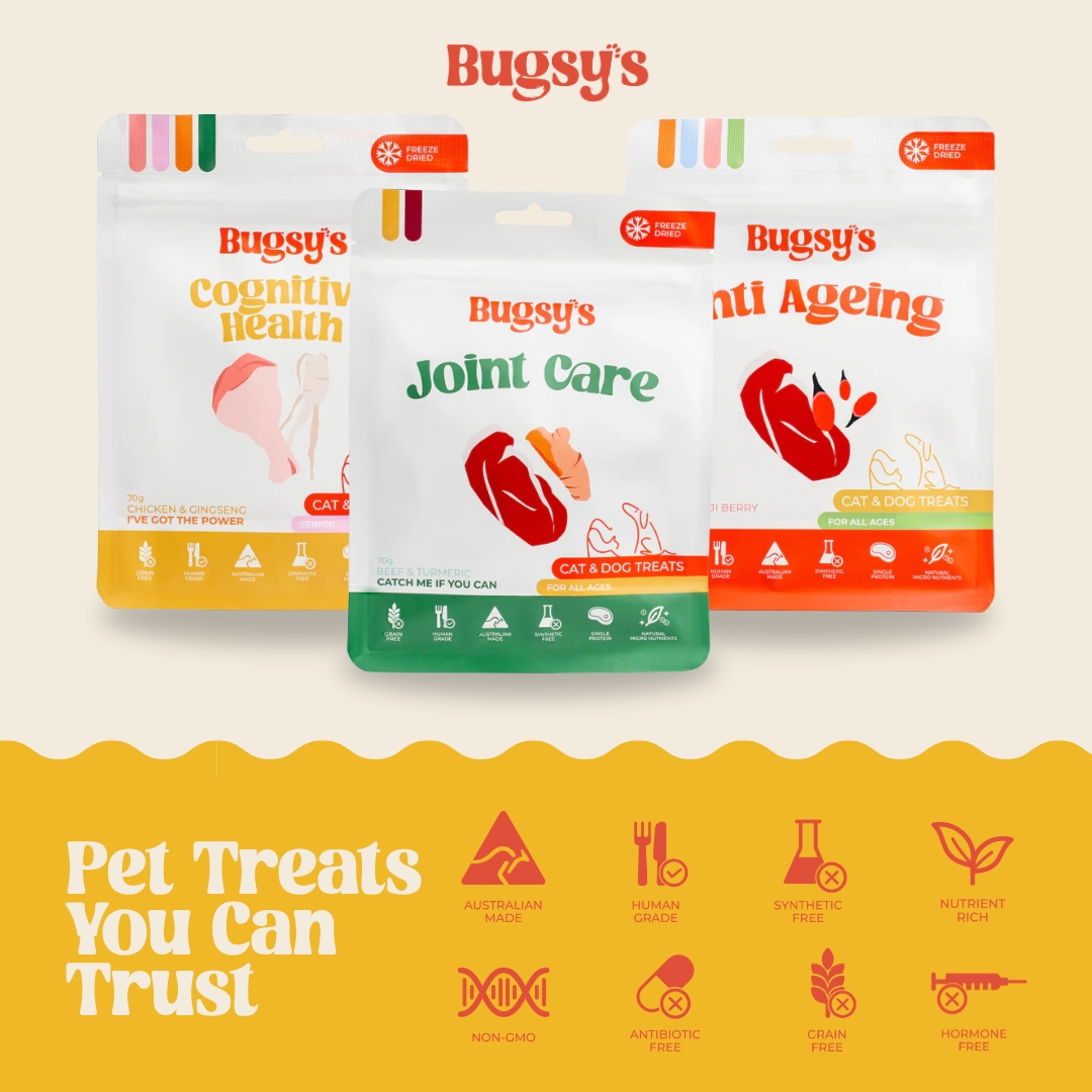 Bugsy's Facebook ad: Bugsy's Cat & Dog Treats