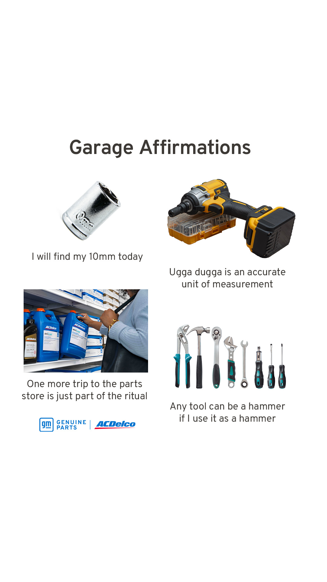 GM Genuine Parts & ACDelco Facebook ad from Mar 18, 2026