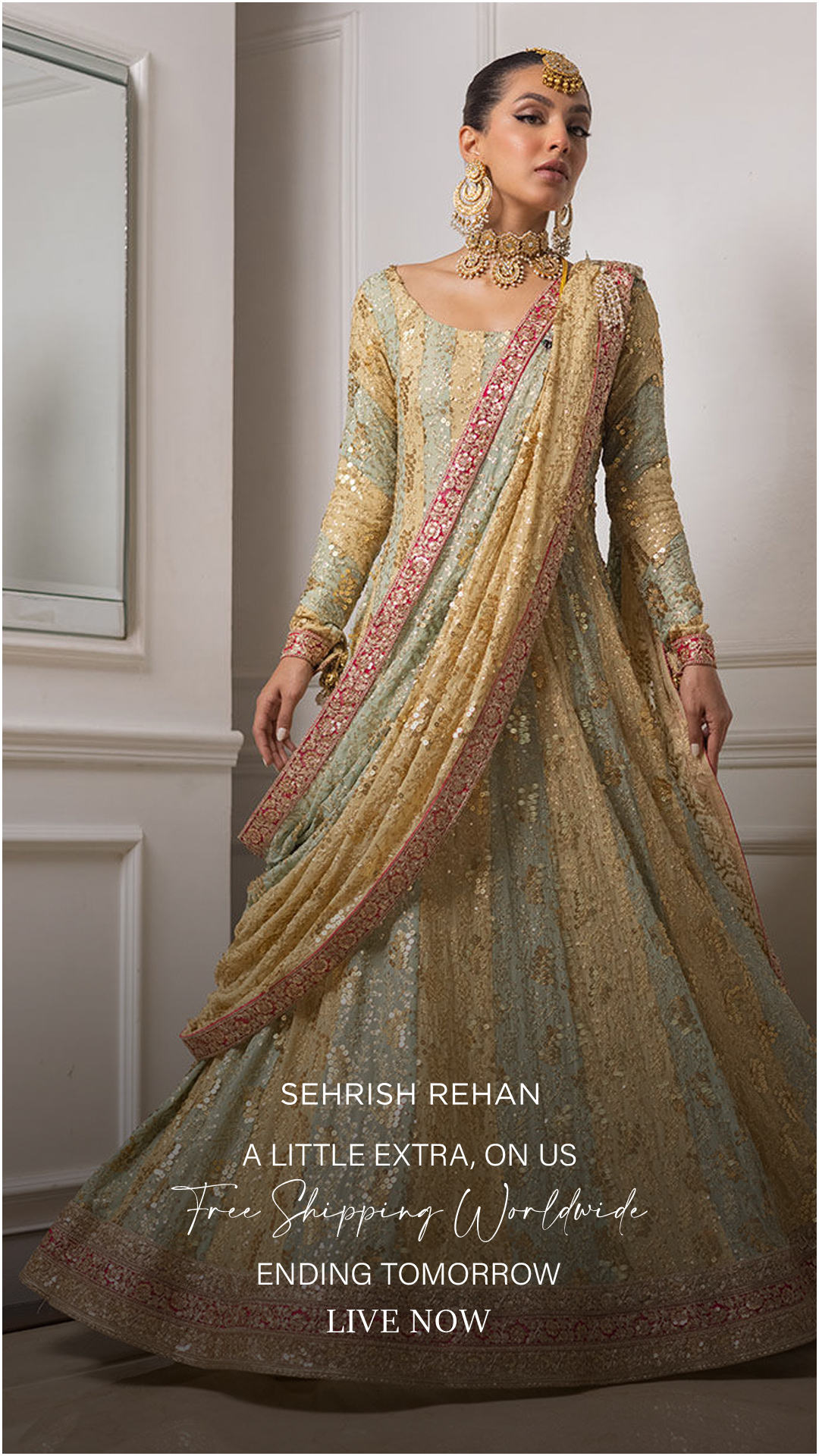 Sehrish Facebook ad: ENDING TOMORROW! Shop Now!