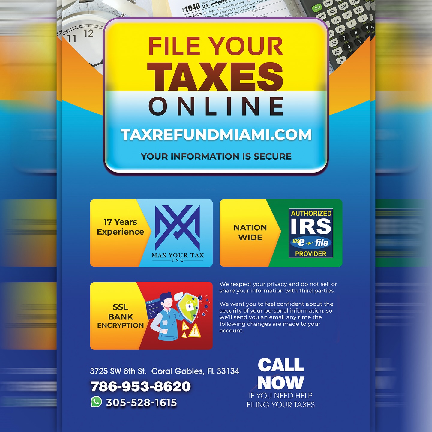 Max Your Tax, Inc. Facebook ad