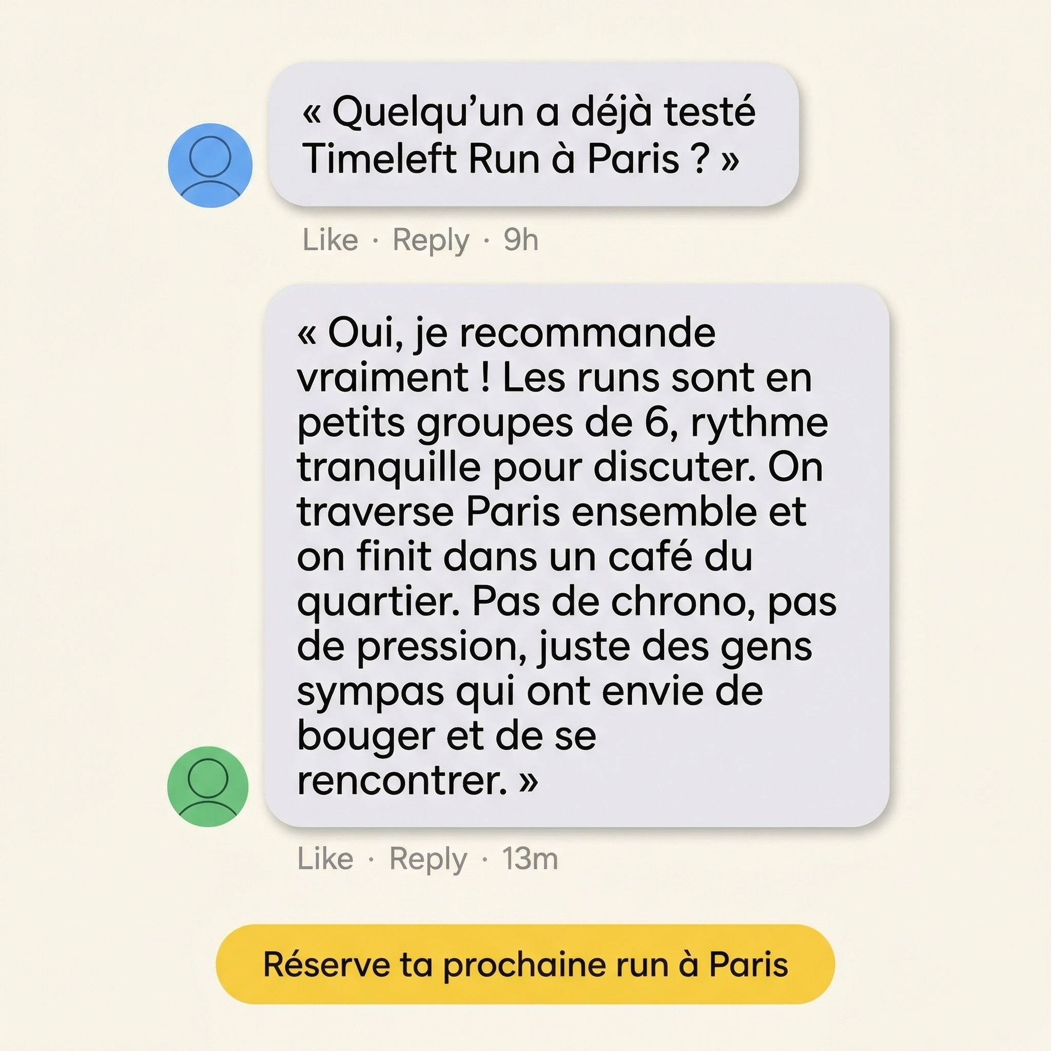 Timeleft Facebook ad