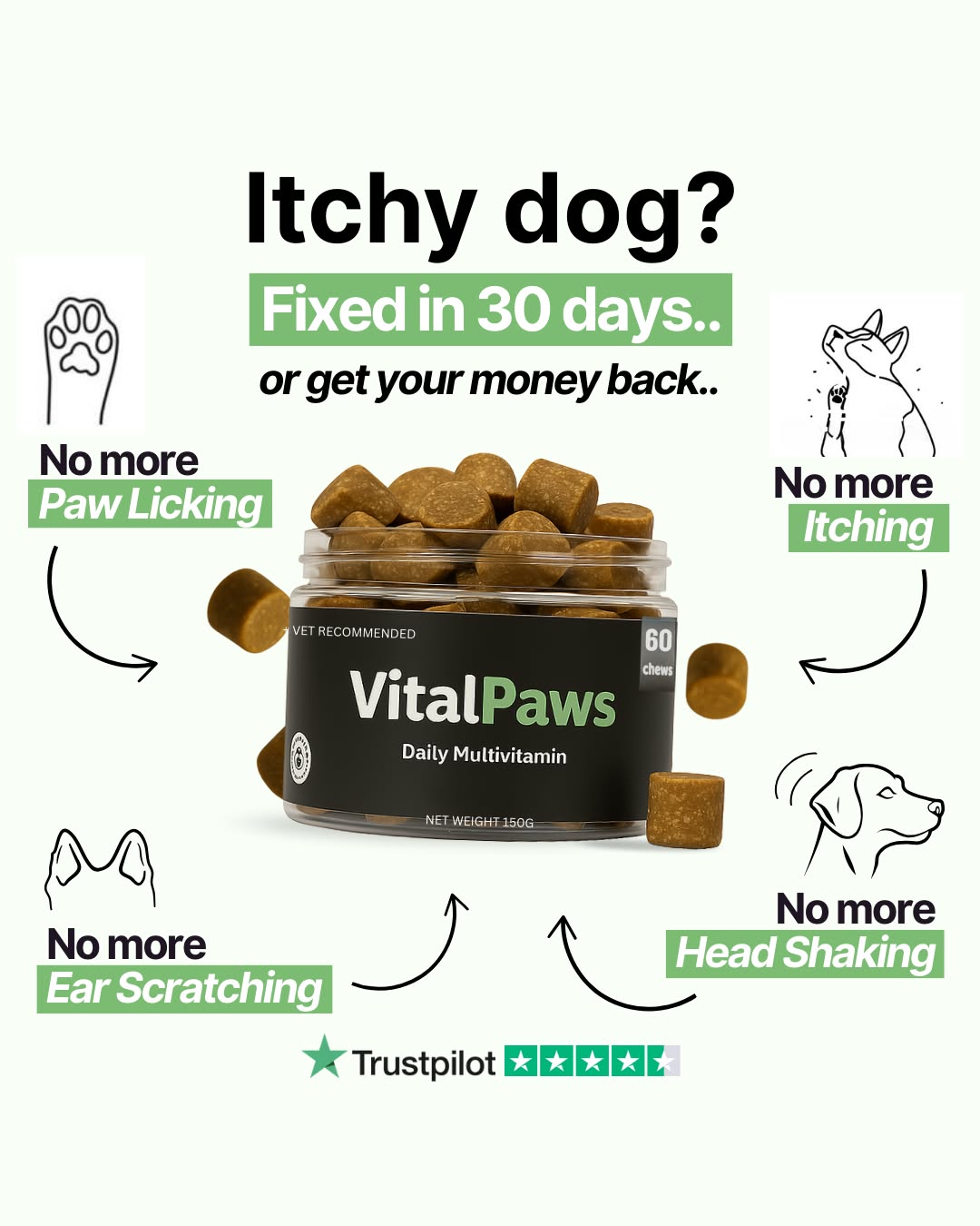 VitalPaws Facebook ad