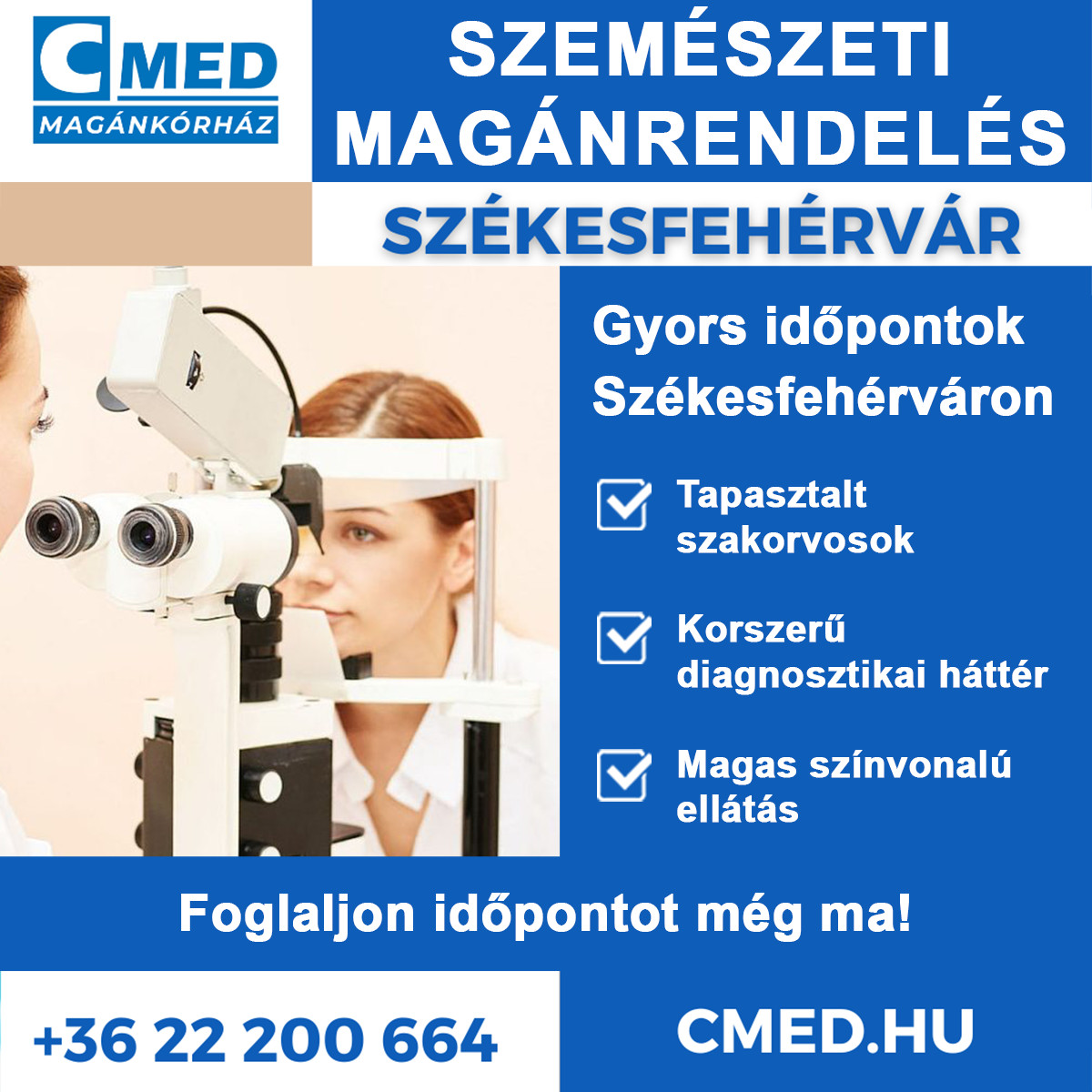 CMed Magánkórház Facebook ad from Jun 10, 2026