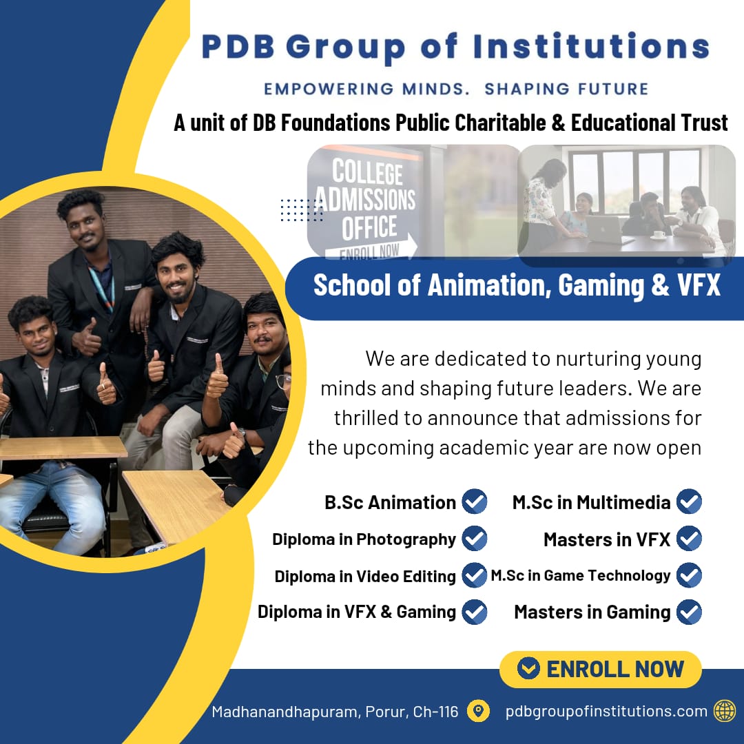 PDB GROUP of Institutions Facebook ad: Turn your passion into a profession with PDB…