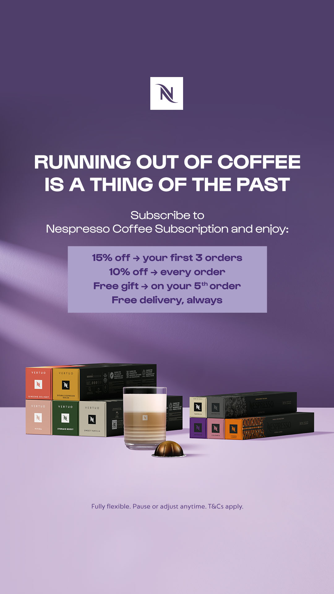 Nespresso Facebook ad
