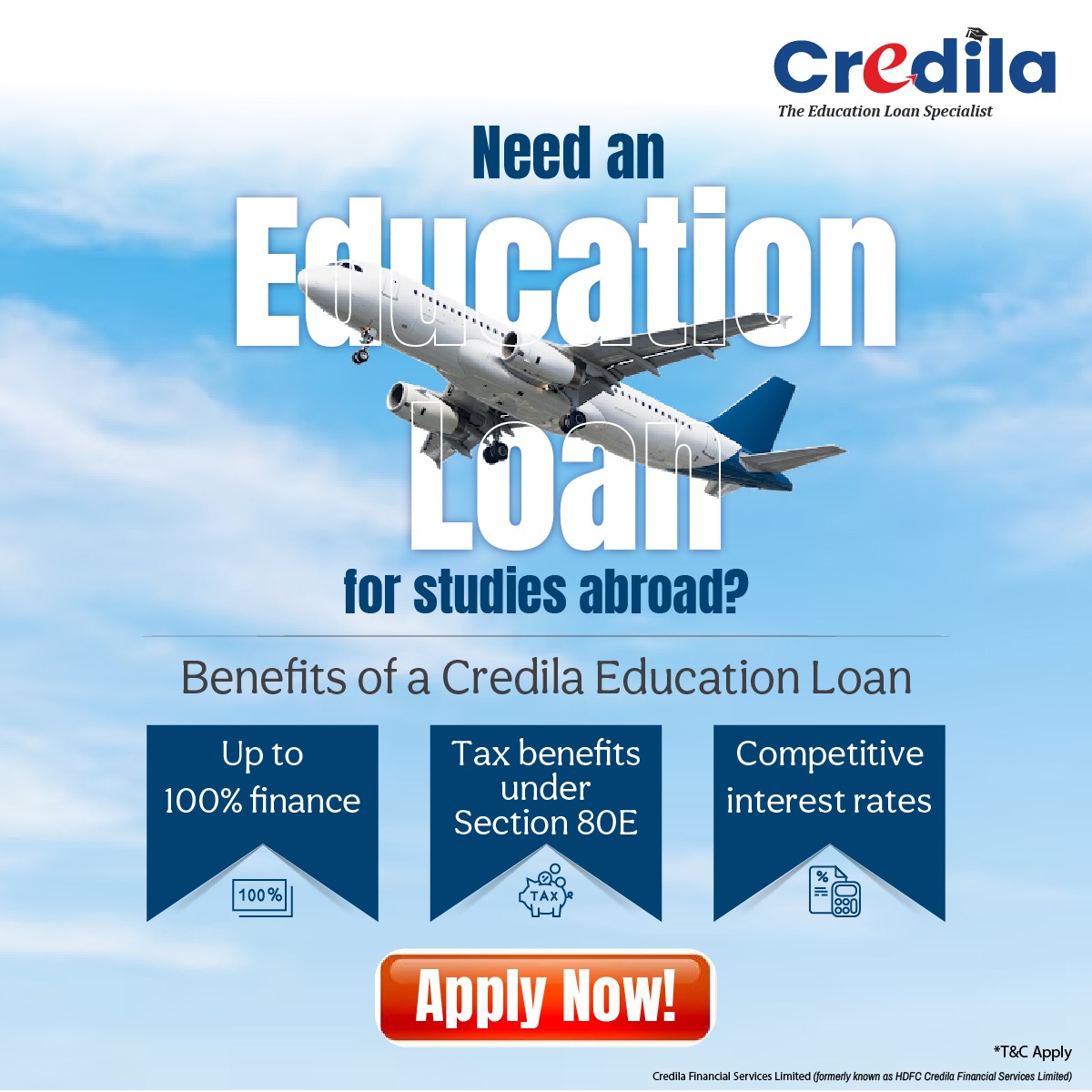 Credila Financial Services Limited Facebook ad