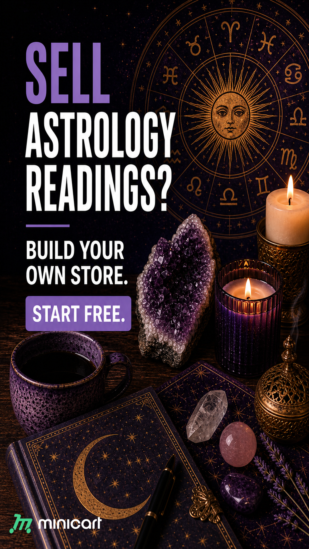 Minicart Facebook ad from Aug 4, 2026