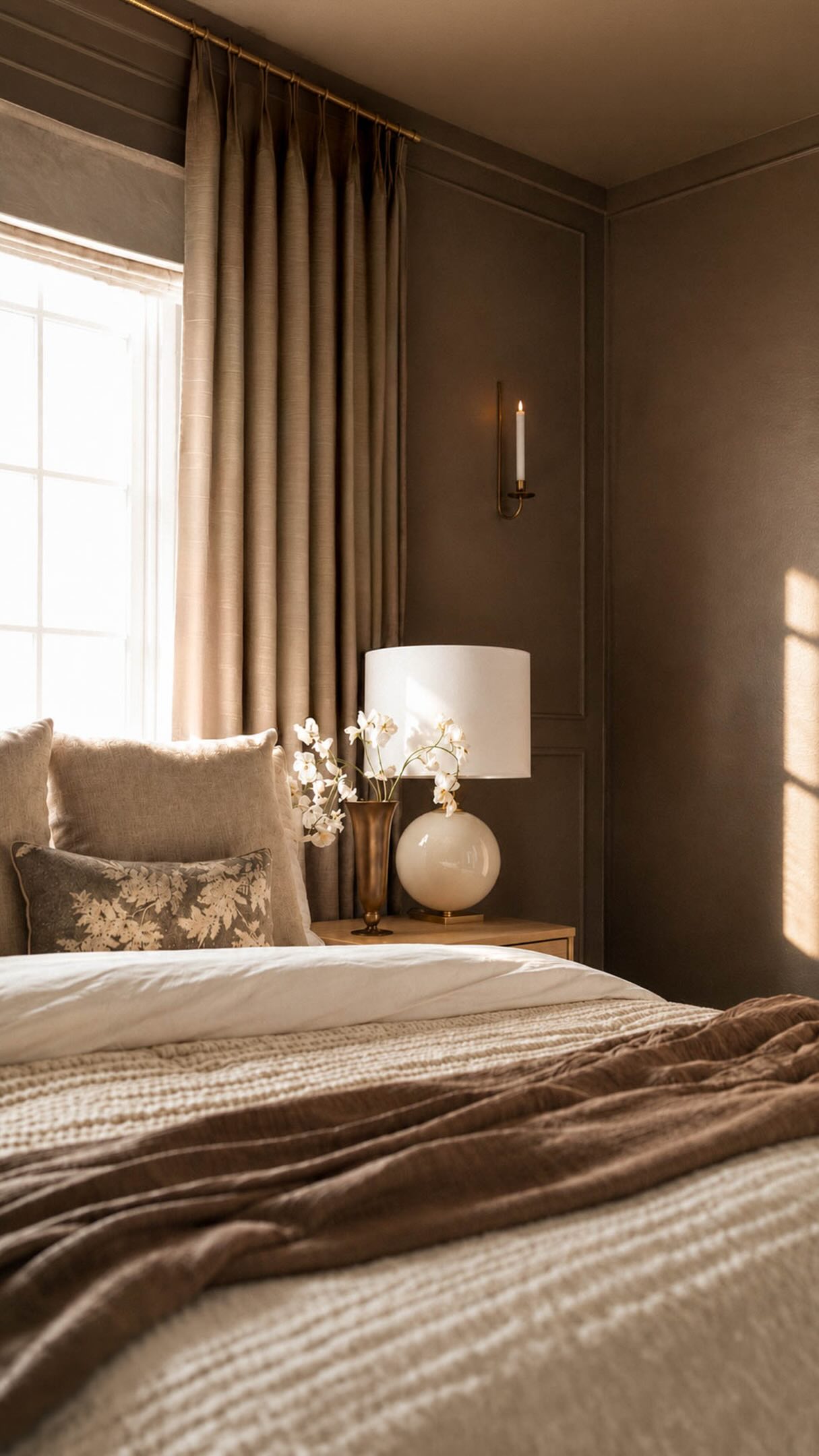 Twopagescurtains Facebook ad: Turning my mom's bedroom into the cozy retreat…