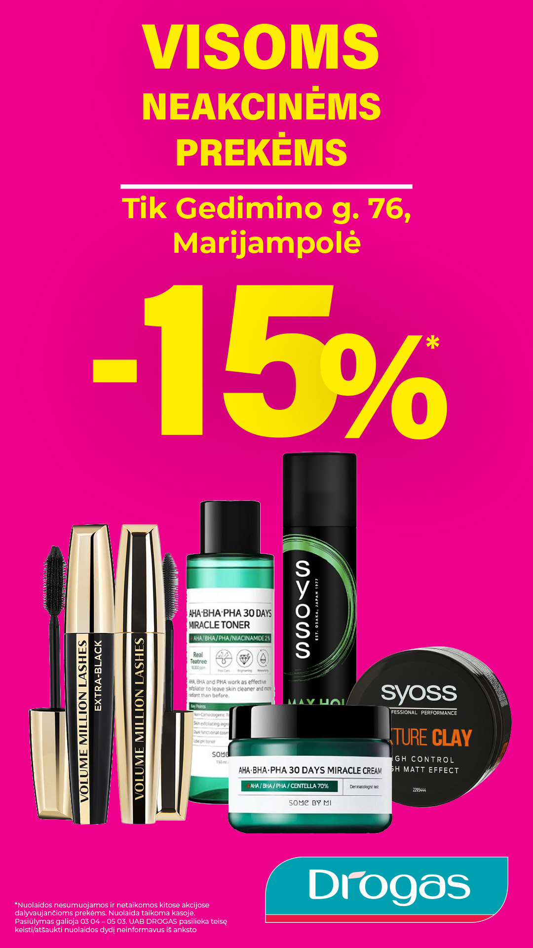 DrogasLietuva Facebook ad
