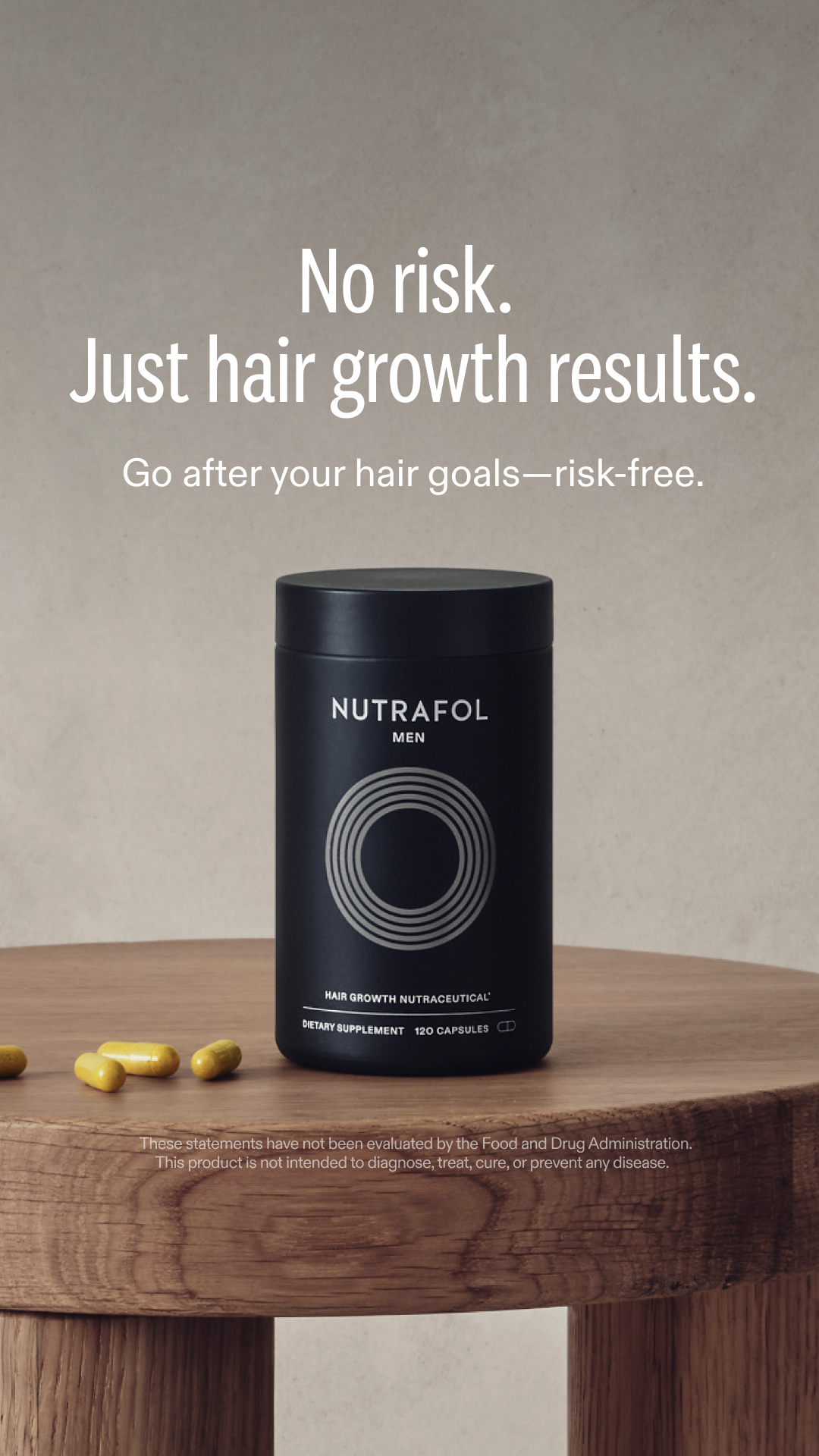 Nutrafol Men Facebook ad