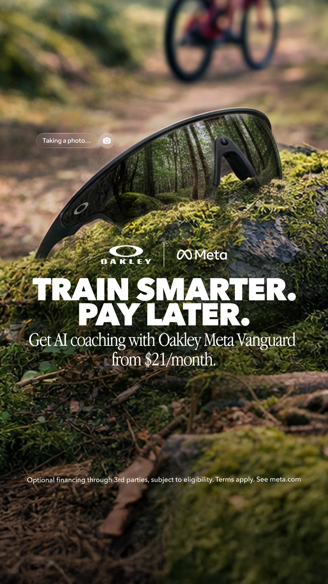 Oakley Meta Facebook ad