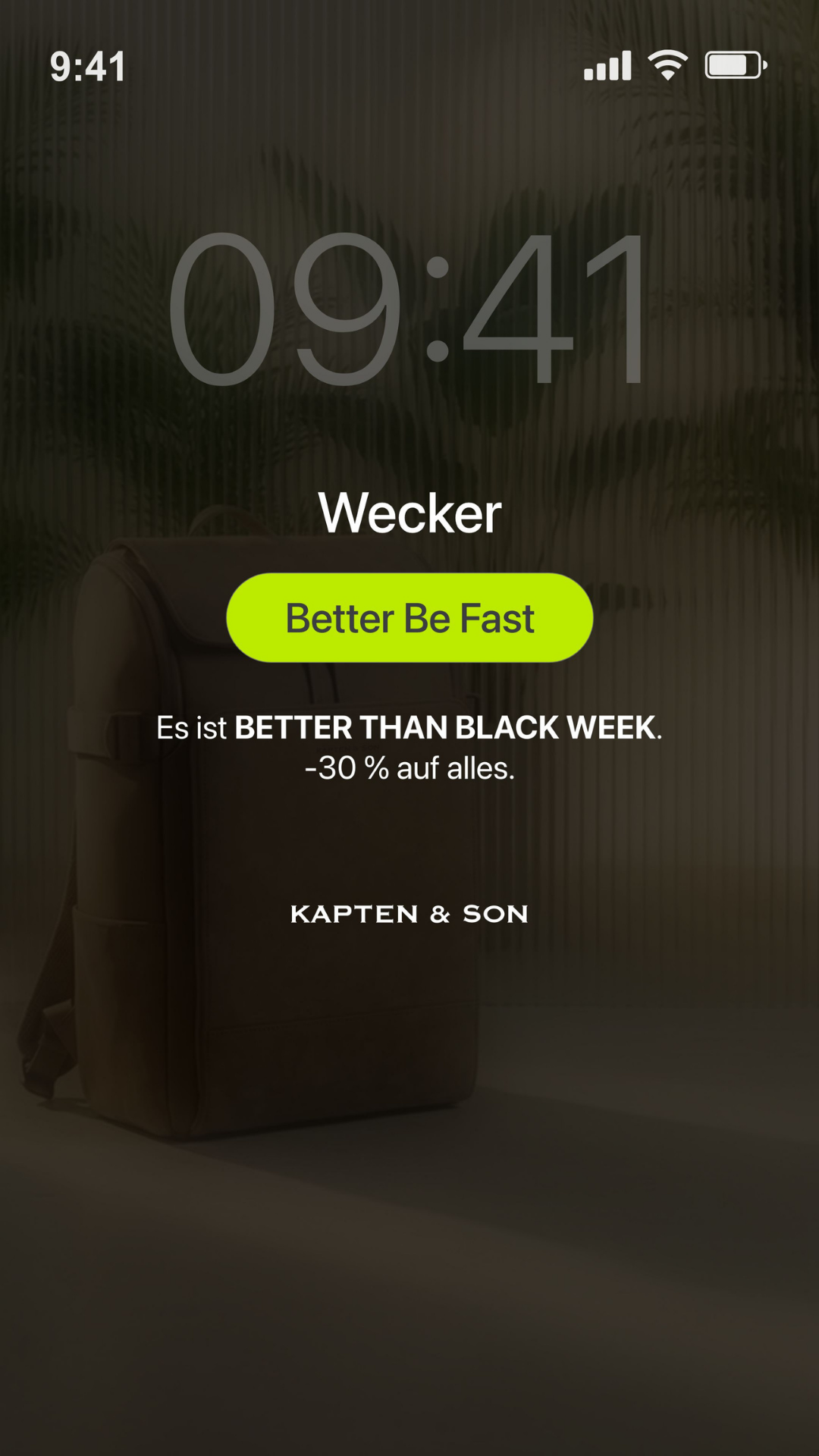 KAPTEN & SON Facebook ad