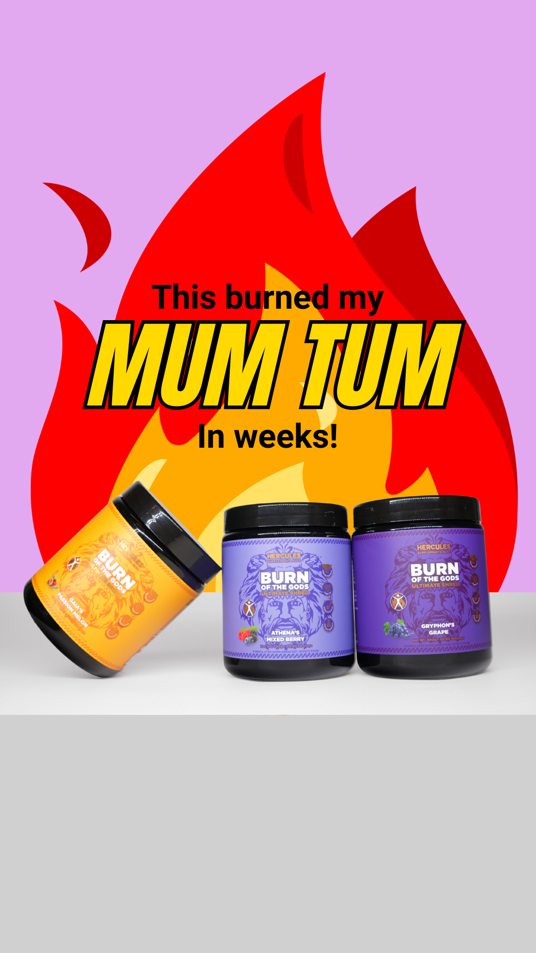 Hercules Supplements Aust Facebook ad
